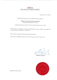 Certificate Malta