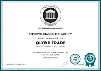 лицензия Olymp Trade